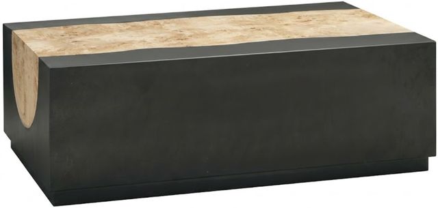 Jaipur Furniture Jairette Black/Natural Rectangular Cocktail Table-0