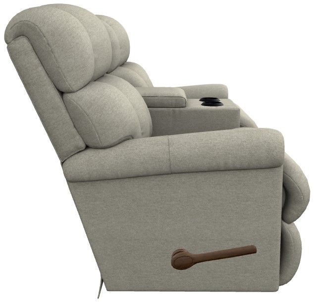La-Z-Boy® Pinnacle Antique Manual Wall Reclining Loveseat with Console-3