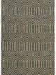A & B Home Black/Brown 2.5'x4' Area Rug-1