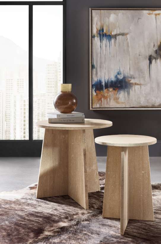 Hooker® Furniture Melange Cirque Beige End Table-1