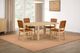 Steve Silver Co. Reid 5-Piece Brown/Sand Dining Table Set-1