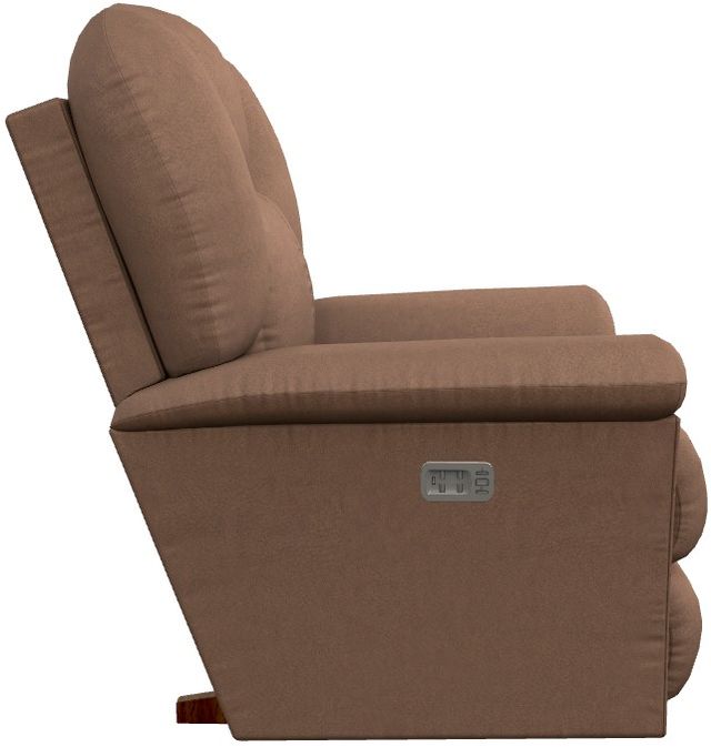 La-Z-Boy® Jasper Chestnut Power Rocking Recliner with Headrest and Lumbar-2