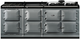 AGA™ Classic R7 210 83" Slate Pro Style Dual Fuel Range-0