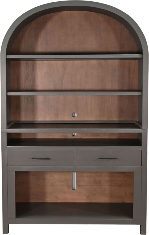 Sunny Designs™ Wide Arch Urban Bronze Bookcase-4