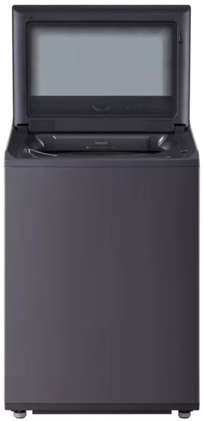 LG 5.3 Cu. Ft. Matte Black Agitator Top Load Washer with EasyUnload™ and AI Sensing-3