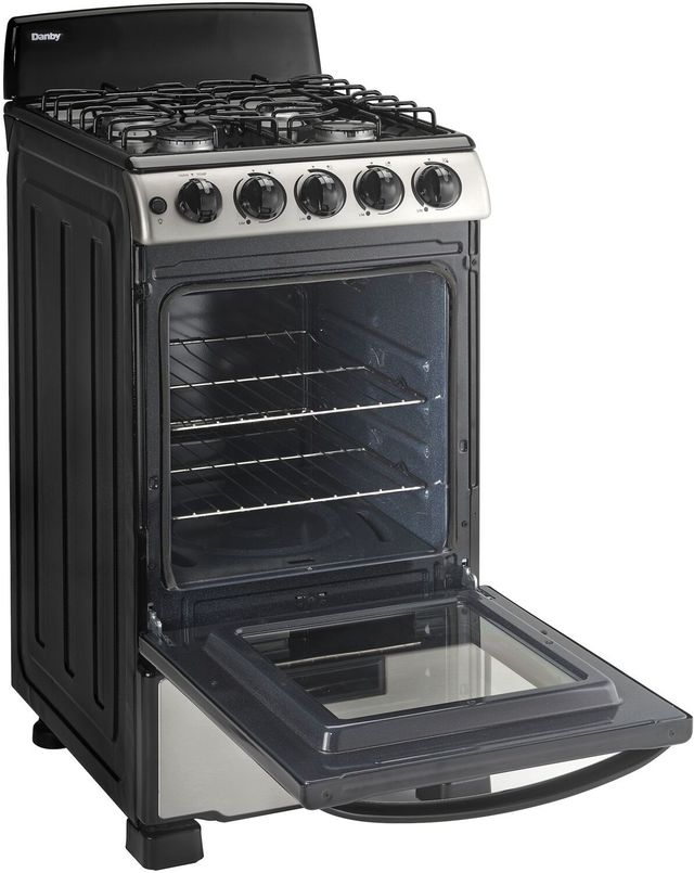 Danby® 20" Stainless Steel Freestanding Gas Range-2