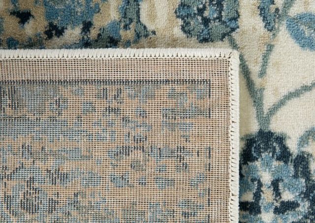 KAS Rugs Heritage Blue/Ivory Traditions 5'x8' Area Rug-1