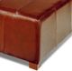 Campio Furniture Legacy Leather Century Red/Brown Ottoman-1