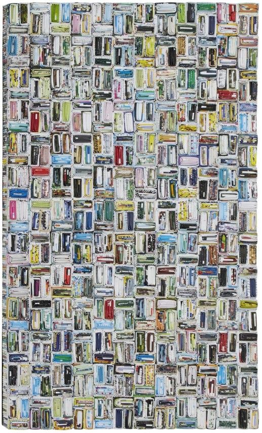 Deco Marche Paper Abstract Multi Colored Wall Art-0
