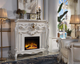 ACME Furniture Picardy Antique Pearl Fireplace-1