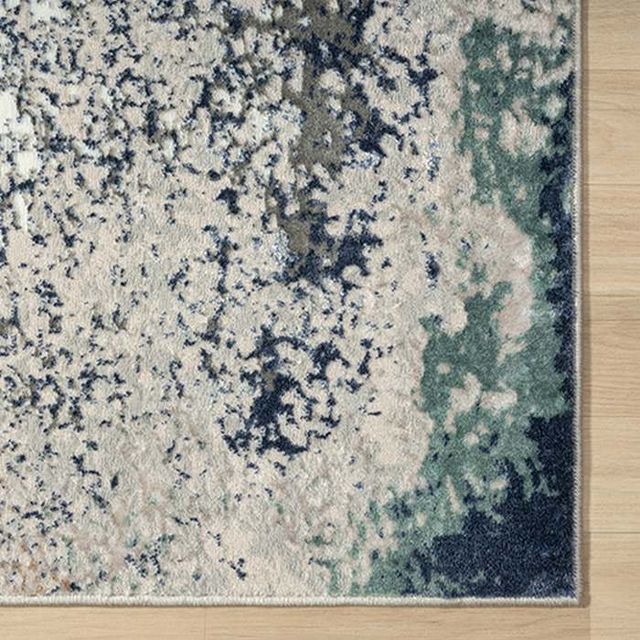 LR Home Antalya Dark Gray/Beige 8'x10' Rectangular Rug-4