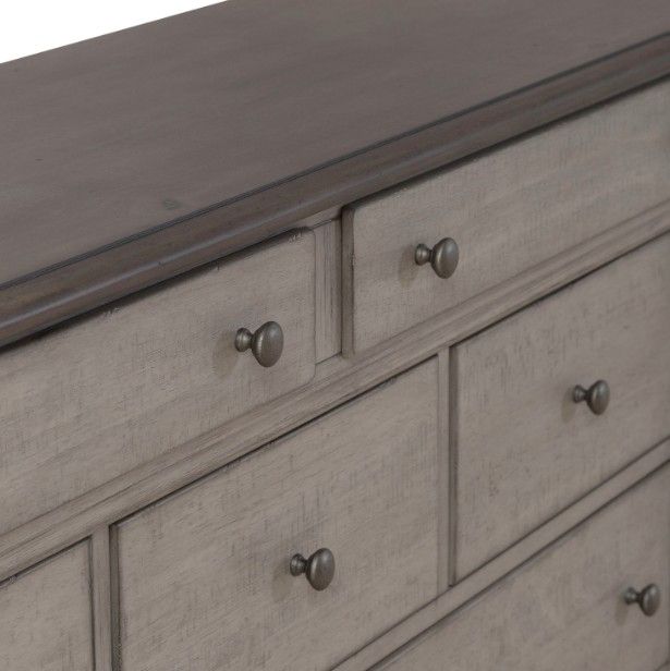 Liberty Furniture Ivy Hollow Dusty Taupe/Weathered Linen Dresser | Courtside Furniture | Merrill, WI Liberty Furniture Ivy Hollow Dusty Taupe/Weathered Linen Dresser | Courtside Furniture | Merrill, WI
