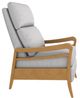 Best® Home Furnishings Customizable Ryberson Power High Leg Recliner with Honey Birch Legs-2