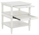 Fairfield® Camille White Rectangular End Table-4