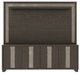Parker House® Ascent Dark Chocolate TV Console with Hutch and Back Panel-2