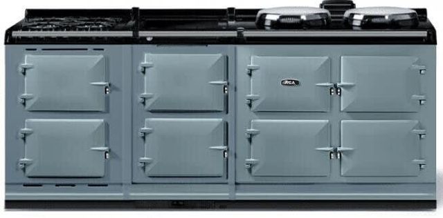 AGA™ eR7 210 Classic Cast Iron 83" Dartmouth Blue Pro Style Dual Fuel Range-0