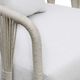 Intercon Alexa 5-Piece White Aluminum/Stone Outdoor Dining Set-5
