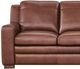Leather Italia™ Georgetowne Finnley Brown Auburn Sofa-1