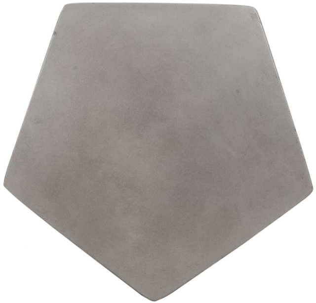 Moe's Home Collection Gem Grey Concrete Outdoor Stool-2