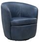 Parker House® Barolo 2-Piece Vintage Navy Swivel Club Chair Set-2
