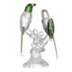 A & B Home Green Parrot Duo Glass Accent-0
