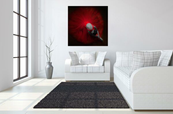 Classy Art Style 29 Floating Tempered Glass with Foil Wall Art-2