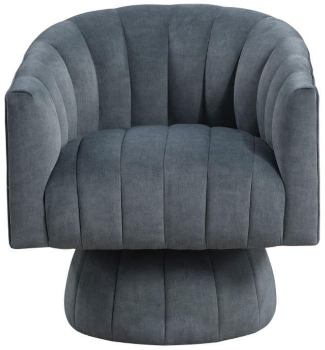 Homelegance® Bristol Dark Gray Swivel Chair-2