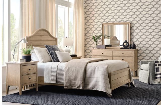 Kincaid® Arbor Woodlawn Oatmeal Queen Panel Bed-1