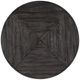 Hooker® Furniture St. Armand Black Round End Table with Brushed Pewter Base-2