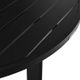 Armen Living Cayman Black Outdoor Patio Round Dining Table-4
