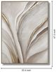 Classy Living Mindful Sculpted Whisper Metallic Abstract Wall Art-2