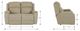 La-Z-Boy® Dorian Granite Power Reclining Loveseat with Headrest-2