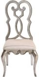 ACME Furniture Esteban 2-Piece Antique Champagne/Ivory Side Chair Set-1
