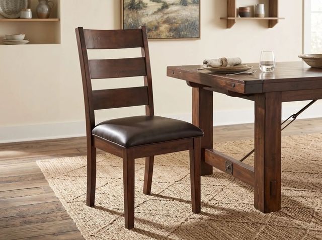 Sunny Designs™ Tuscany Vintage Mocha Ladderback Dining Chair-1