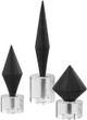 Uttermost® Alize 3-Piece Black Sculptures Set-0