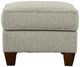 Flexsteel® Dana Light Gray Ottoman-2