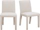 Moe's Home Collection Monte 2-Piece Beige Dining Side Chair Set-4