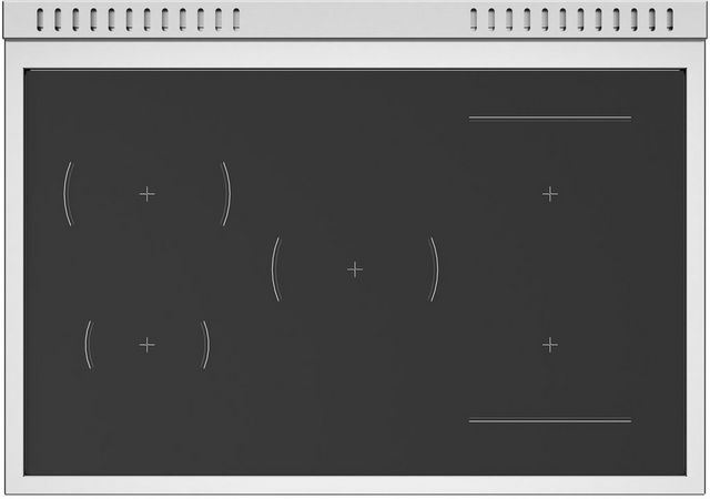 Bertazzoni Master Series 36" Fingerprint Resistant Stainless Steel Pro Style Induction Range-2