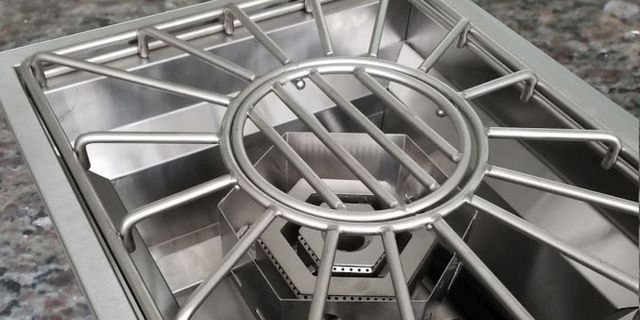 XO 16" Stainless Steel Natural Gas Power Side Burner-2
