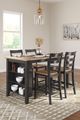Signature Design by Ashley® Gesthaven 5-Piece Brown/Natural Counter Dining Set-1
