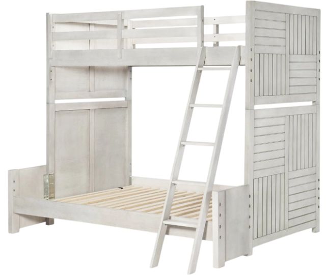 Legacy Kids Teen Summer Camp Stone Path Gray Twin/Full Bunk Bed-0