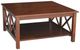 John Thomas Furniture® Home Accents Espresso Square Coffee Table-0