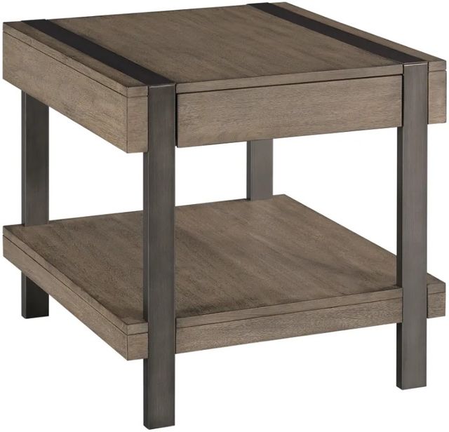Hammary® Sandler Colt Gray End Table-0