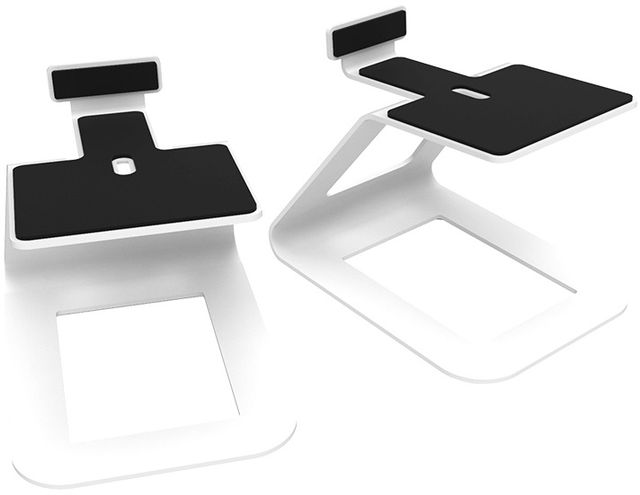 Kanto White Desktop Speaker Stand Pair-0