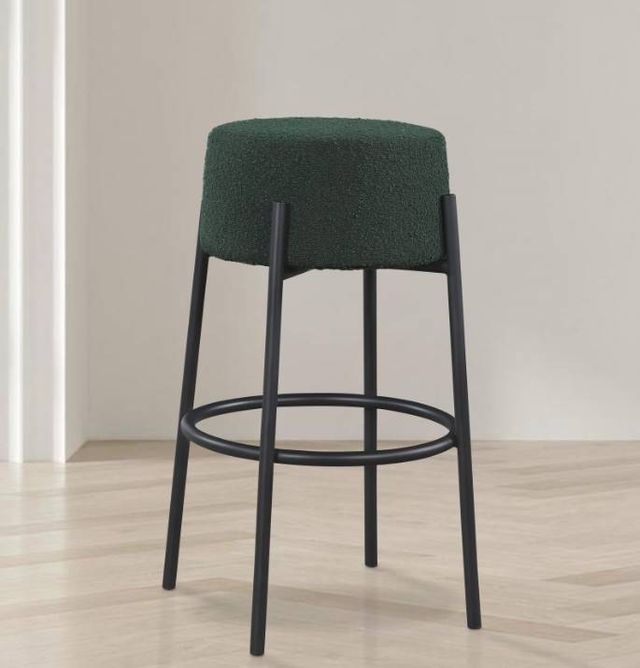 Meridian Furniture Avalon Green/Matte Black Bar Stool-4