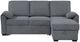 Global Furniture USA Dark Gray Reversible Sofa Bed -5