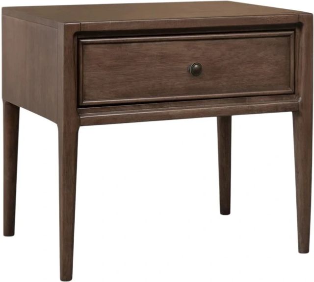 Modus Furniture Carlisle Pecan Pie 1-Drawer Nightstand-0