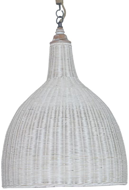 Bramble Customizable Hampton Large Rattan Pendant-1