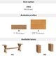 Bermex® Customizable 72" Dining Bench-1