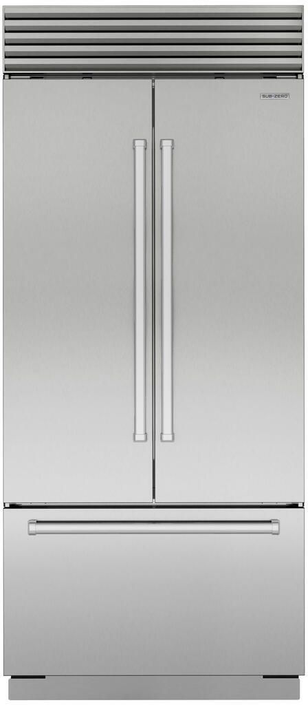 Sub-Zero® Classic Series 36" 20.5 Cu. Ft. Stainless Steel French Door Refrigerator with Internal Water Dispenser-0